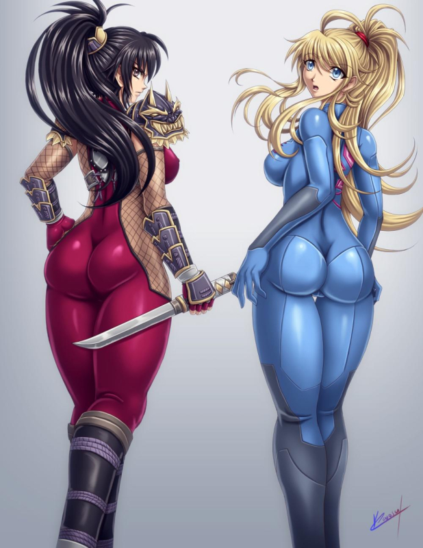 samus aran+taki+zero suit samus