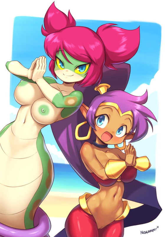 shantae (character)+tuki (shantae)