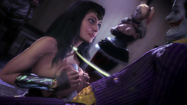 diana prince+harley quinn+joker+wonder woman