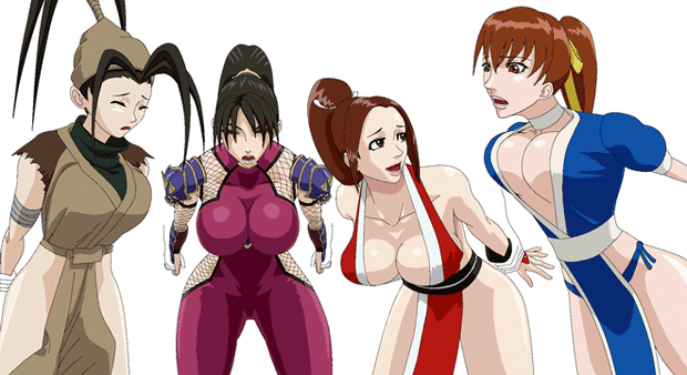 ibuki+kasumi (doa)+mai shiranui+taki